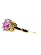 Amethyst 14 Karat Gelbgold Ring Vintage Schmuck vrc366y